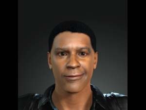 denzel washington 3d character design ready for animation Modelo 3D