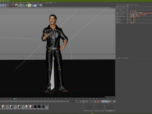 denzel washington 3d character design ready for animation Modelo 3D
