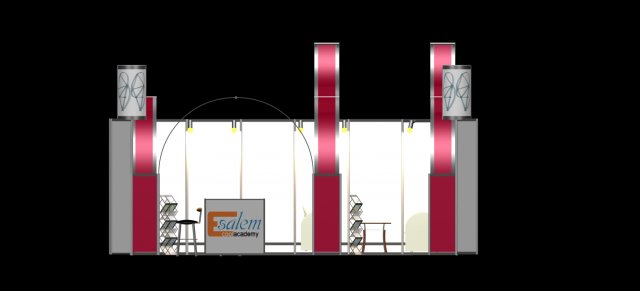3d stand exhibition booth design system 3D Модель .c4d .max .obj .3ds .fbx .stl .blend 