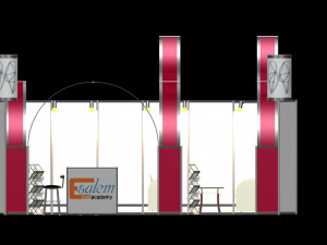 3d stand exhibition booth design system 3D Model