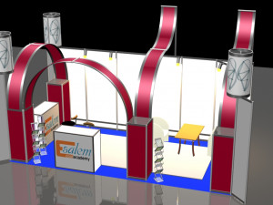 3d stand exhibition booth design system 3D Модель