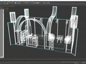 3d stand exhibition booth design system 3D Модель