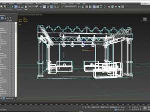 6x6 3d stand exhibition booth design system Modello 3D