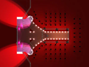 3d catwalk stage and truth background 3D Model