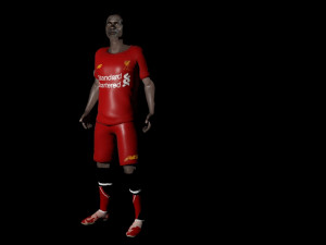 sadio mane the famous football player 3d design ready for animation Model 3D