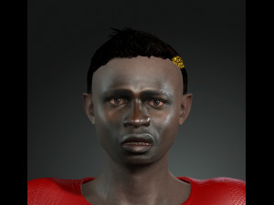 sadio mane the famous football player 3d design ready for animation Model 3D