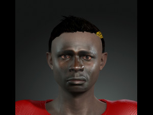 sadio mane the famous football player 3d design ready for animation Model 3D