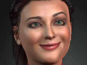 aishwarya rai bachchan the famous bollywood star 3d design ready for animation 3D Model