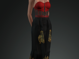 aishwarya rai bachchan the famous bollywood star 3d design ready for animation 3D मॉडल