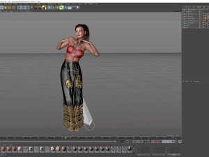aishwarya rai bachchan the famous bollywood star 3d design ready for animation 3D मॉडल