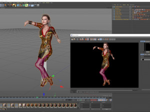jennifer lawrence the famous hollywood star 3d design ready for animation 3D Model