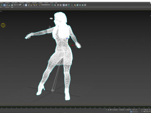 jennifer lawrence the famous hollywood star 3d design ready for animation 3D Model