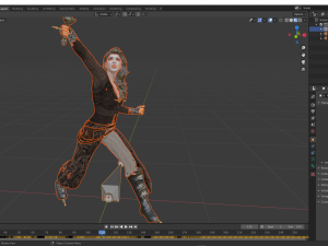 maisie williams arya stark game of thrones got the famous hollywood star 3d design ready for anima Modelo 3D