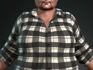 salah jahin egyptian writer and artist 3d design ready for animation 3D Model