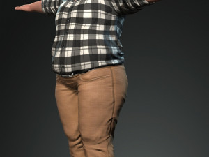 salah jahin egyptian writer and artist 3d design ready for animation 3D Model