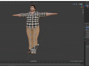 salah jahin egyptian writer and artist 3d design ready for animation 3D Model