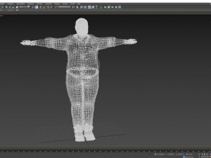 salah jahin egyptian writer and artist 3d design ready for animation 3D Model