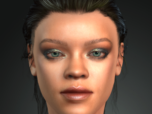 Rihanna design ready for animation 3D 模型