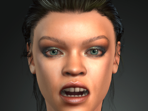 Rihanna design ready for animation 3D 模型