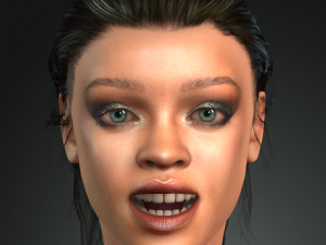Rihanna design ready for animation 3D 模型