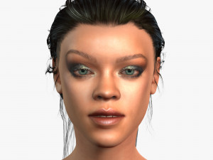 Rihanna design ready for animation 3Dモデル