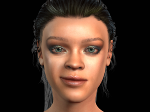Rihanna design ready for animation 3D 模型