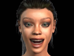 Rihanna design ready for animation 3D 模型