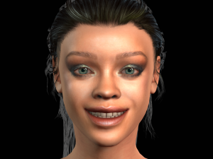 Rihanna design ready for animation 3D 模型