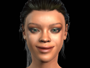 Rihanna design ready for animation 3D 模型