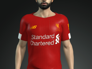 mo salah 2 the famous football player 3d design ready for animation 3D Модель