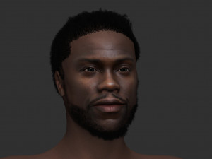 kevin hart 3d zbrush sculpting Modelo 3D