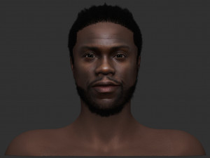 kevin hart 3d zbrush sculpting Modelo 3D