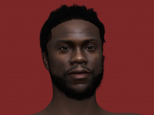 kevin hart 3d zbrush sculpting Modelo 3D