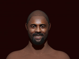 idris elba 3d zbrush sculpting 3D Model