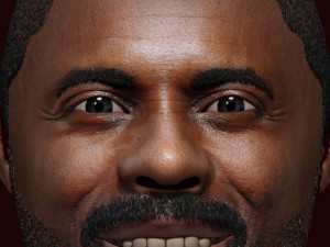 idris elba 3d zbrush sculpting 3D Model
