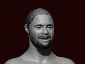 idris elba 3d zbrush sculpting 3D Model
