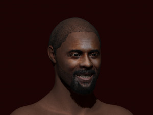 idris elba 3d zbrush sculpting 3D Model