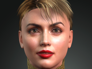 ana de armas 3d design ready for animation 3D Модель