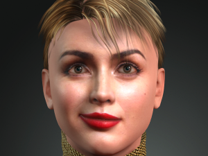 ana de armas 3d design ready for animation 3D-Modell