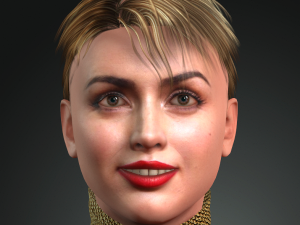 ana de armas 3d design ready for animation 3D-Modell