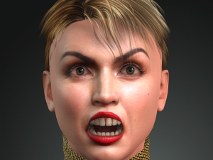 ana de armas 3d design ready for animation 3D-Modell