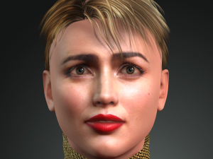 ana de armas 3d design ready for animation 3D-Modell
