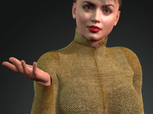 ana de armas 3d design ready for animation 3D-Modell