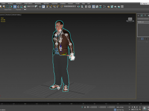 anthony hopkins 3d design ready for animation 3D Модель