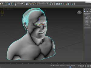 anthony hopkins 3d zbrush sculpting render in pictures only the video is for sculpture model before 3D Model