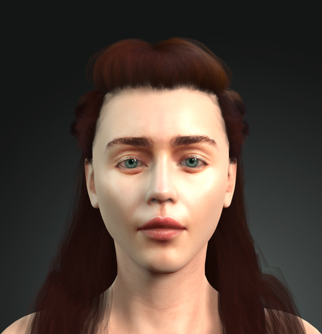 emilia clarke mother of dragons game of thrones got the famous hollywood star 3d design ready for 3D Модель .c4d .max .obj .3ds .fbx .stl .blend 