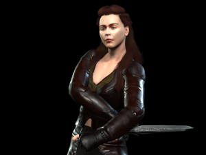 emilia clarke mother of dragons game of thrones got the famous hollywood star 3d design ready for 3D Модель