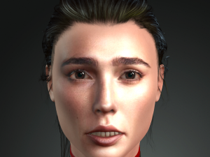 Gal gadot character design ready for animation Model 3D