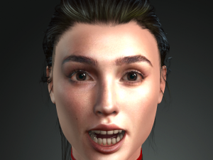 Gal gadot character design ready for animation Model 3D