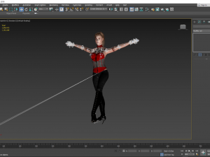 Gal gadot character design ready for animation Model 3D